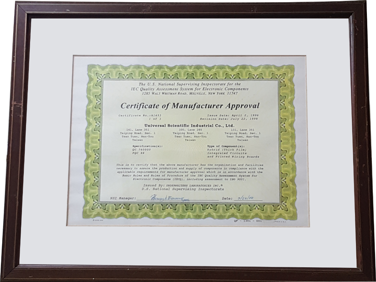 Universal Scientific Industrial